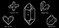 水晶 日本式双晶 QUARTZ すいしょう にほんしきそうしょう 鉱物 結晶図 商品